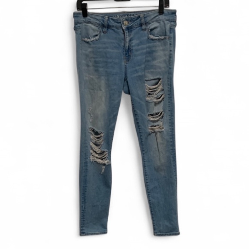 American Eagle Distressed Jegging Jeans Size 10